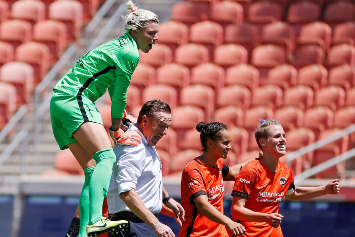 The Houston Dash won the 2020 NWSL Challenge Cup